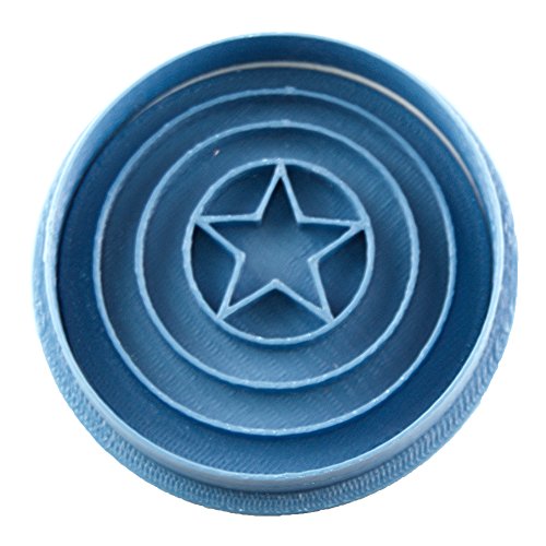 Cuticuter Capitan Escudo Ausstechform Superhelden, blau von Cuticuter