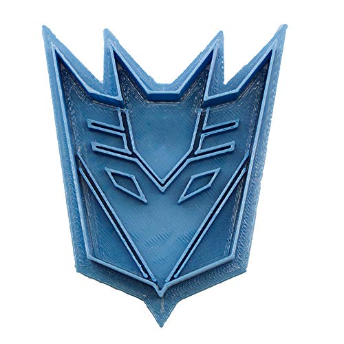 Cuticuter Transformers Decepticon Ausstechform, Blau, 8 x 7 x 1.5 cm von Cuticuter