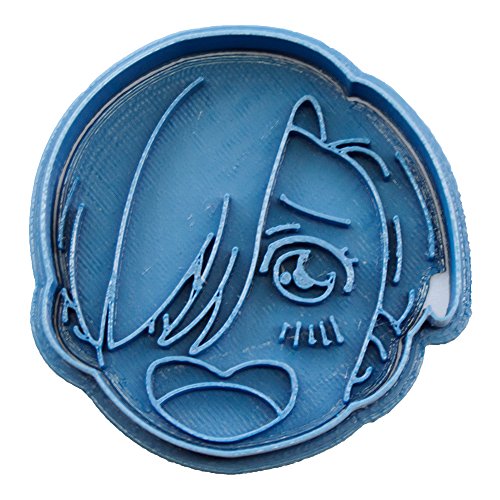 Cuticuter Viktor Amazing Cara Yuri On Ice Ausstecher, Blau, 8 x 7 x 1,5 cm von Cuticuter