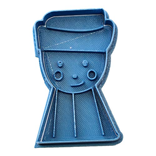 Cuticuter Weihnachten Baltasar Keksausstecher, Kunststoff, blau, 8x7x1.5 cm von Cuticuter