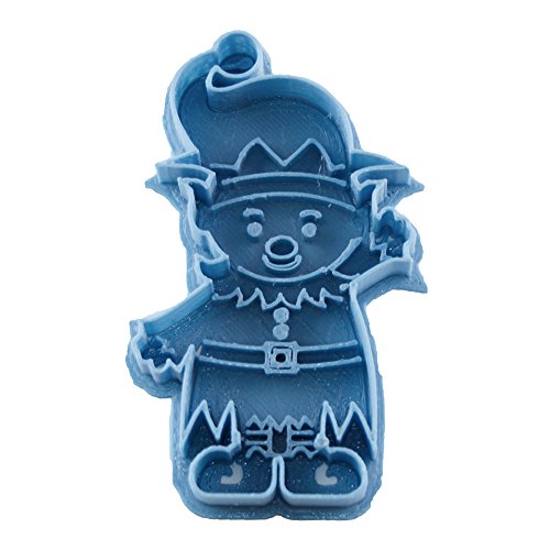 Cuticuter Weihnachten Elf Ausstechform, Blau, 8 x 7 x 1.5 cm von Cuticuter