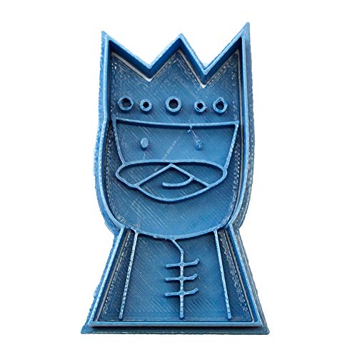 Cuticuter Weihnachten Gaspar Keksausstecher, Kunststoff, blau, 8x7x1.5 cm von Cuticuter