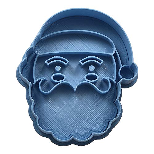 Cuticuter Weihnachten Weihnachtsmann Gesicht Ausstechform, Blau, 8 x 7 x 1.5 cm von Cuticuter