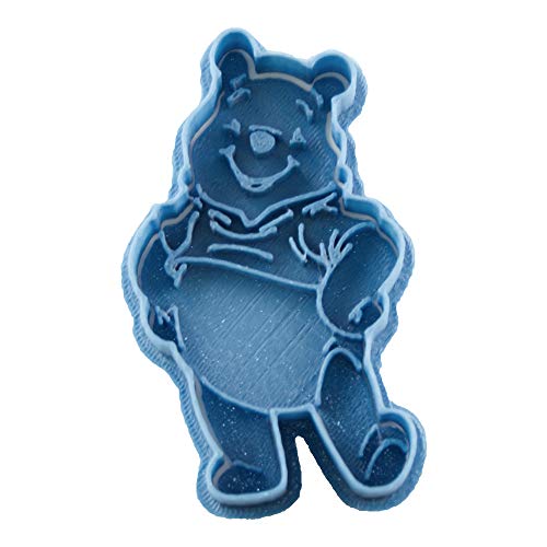 Cuticuter Winnie The Pooh 2 Ausstechform, Kunststoff, blau, 8x7x1.5 cm von Cuticuter