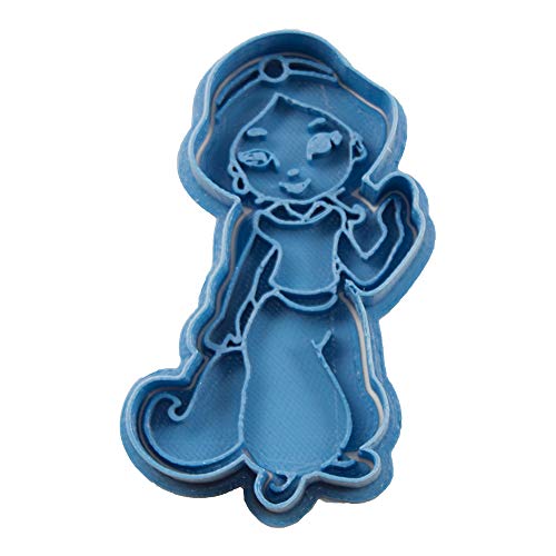 Cuticuter Yasmin Chibi Prinzessin Disney Ausstechform, Blau, 8 x 7 x 1.5 cm von Cuticuter