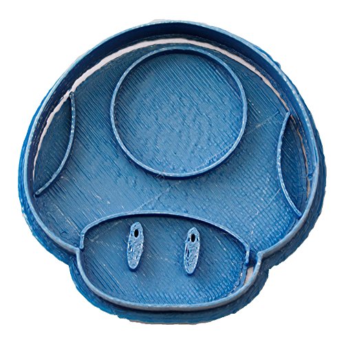Cuticuter Seta Mario Bros Keksausstecher, Kunststoff, Blau, 8 x 7 x 1,5 cm Cuticuter Seta Mario Bros Keksausstecher, Kunststoff, Blau, 8 x 7 x 1,5 cm von Cuticuter