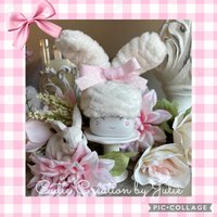 Osterhase Marshmallow Becher Hut, Oster Tier Tablett Dekor, Frühlingsdekor von CutiecreationByJulie