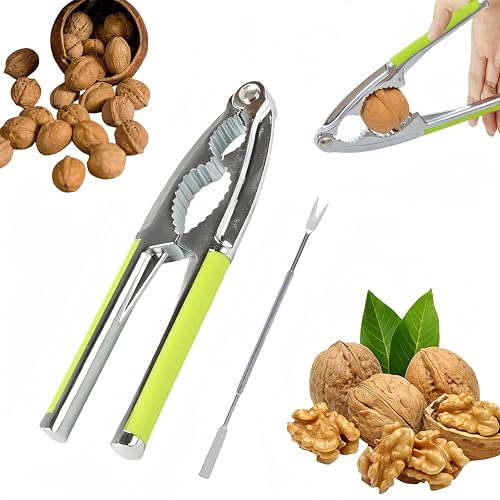Cutiolly Nussknacker,Nutcracker Walnüsse Nussöffner,Metall Walnussknacker,Haselnussknacker mit Rutschfestem Griff,Nußknacker für alle Arten von Nüssen,Hummercracker,Krabbencracker von Cutiolly