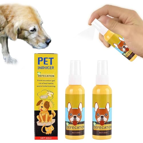 Cutiolly Trainingsspray für Töpfchentraining,2pc Töpfchen Trainingsspray,Töpfchen-Trainingsspray für Hunde,Potty Training Spray,Hunde PIPI Trainer Spray für Training Töpfchentrainings Hunden von Cutiolly