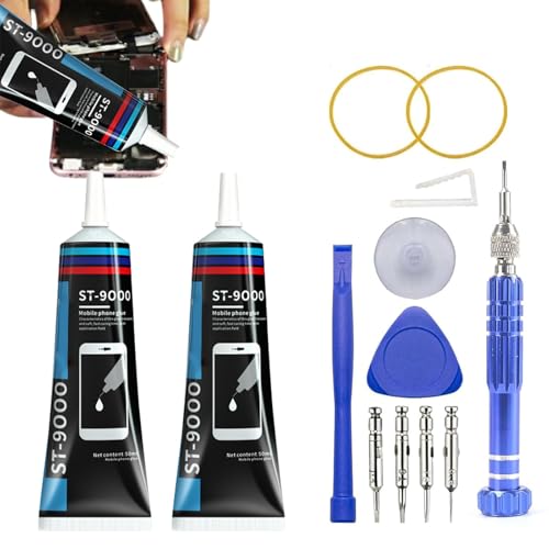 Handy Display Kleber,Kristallklarer Kleber Toluolfreier,Smartphone Handy Reparatur Klebers,Spezialkleber für Reparaturen Präzisionsarbeiten,für Gehäuseteile Display Glas (Schwarz, 50ml*2pc) Handy Display Kleber,Kristallklarer Kleber Toluolfreier,Smartphone Handy Reparatur Klebers,Spezialkleber für Reparaturen Präzisionsarbeiten,für Gehäuseteile Display Glas (Schwarz, 50ml*2pc) von Cutiolly