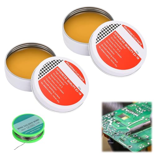 100g Lötpaste,Lötzinn,Flussmittel Paste,Lötfett Flussmittel,Lötflussmittel,Solder Paste,Lötflussmittel Zinnpaste,Umweltfreundliche Lötmittel Zinnpaste zum Schweißen,mit Lötdraht,Lötflusspaste, von Cutiolly
