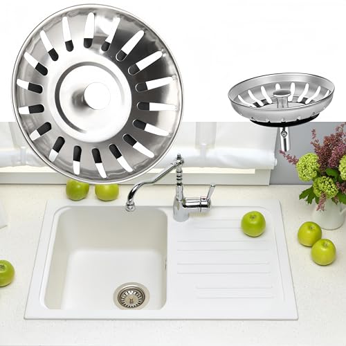 Siebkörbchen,Blanco Siebkörbchen,Siebkörbchen Edelstahl,Siebkörbchen Spüle,Spülbecken Siebkörbchen,Universal Waschbecken 80 mm,Siebkörbchen Abflussstopfen Edelstahl Waschbeckenstöpsel Waschbeckensieb Siebkörbchen,Blanco Siebkörbchen,Siebkörbchen Edelstahl,Siebkörbchen Spüle,Spülbecken Siebkörbchen,Universal Waschbecken 80 mm,Siebkörbchen Abflussstopfen Edelstahl Waschbeckenstöpsel Waschbeckensieb von Cutiolly