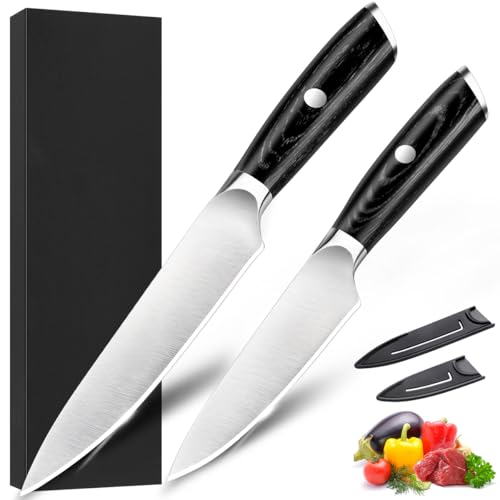 Cutiore Messerset 2 pcs, Profi Universalmesser 13 cm und Scharfes Schälmesser 9 cm aus Deutschem EN1.4116 Edelstahl, Ideal für Alle Küchenarbeiten, In Hochwertiger Geschenkbox Cutiore Messerset 2 pcs, Profi Universalmesser 13 cm und Scharfes Schälmesser 9 cm aus Deutschem EN1.4116 Edelstahl, Ideal für Alle Küchenarbeiten, In Hochwertiger Geschenkbox von Cutiore