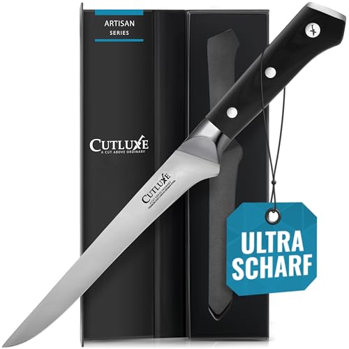 Cutluxe Filetiermesser 15cm – Ausbeinmesser & Fischmesser – Ergonomisches Design & Extrem Scharf von Cutluxe