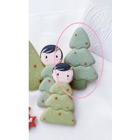 2135 Weihnachtsbaum Version 2 - Woody Familie Ausstechform Fondant Ausstecher Teigausstechform von CutmyCookies