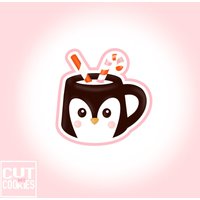 2621 Pinguin Tasse - Ausstechform Keksausstecher Guetzliausstecher Ausstecher von CutmyCookies