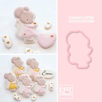 2631 Maus Emma - Ausstechformen Ausstecher Keksausstecher Präger 2631 Maus Emma - Ausstechformen Ausstecher Keksausstecher Präger von CutmyCookies