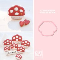 2632 Glückspilzchen - Ausstechformen Ausstecher Keksausstecher Präger von CutmyCookies