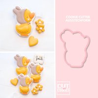2638 Küssendes Küken - Lotta Ausstechformen Ausstecher Keksausstecher Präger von CutmyCookies