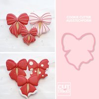 2668 Schleife - Ausstechform Keksausstecher Guetzliausstecher Ausstecher von CutmyCookies