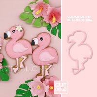 Flamingo - Ausstecher Cookie Cutter Fondant Clay Teigschneider von CutmyCookies