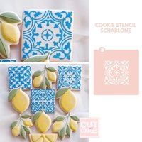 Fliese - Italien Style 3 Cookie Schablone Craft Airbrush von CutmyCookies