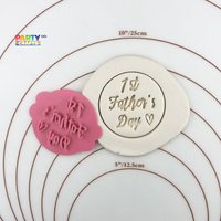 1. Vatertag Keksstempel | Erster Geschenk Dekorationen Cookie Fondant Embosser Stempel Alles Liebe Zum von CutterAndStampFun