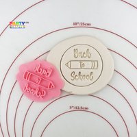 Back To School Keksstempel | Keks Fondant Embosser Party Geschenk von CutterAndStampFun