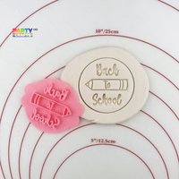 Back To School Keksstempel | Keks Fondant Embosser Party Geschenk von CutterAndStampFun