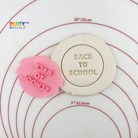 Back To School Keksstempel | Keks Fondant Embosser Party Geschenk von CutterAndStampFun