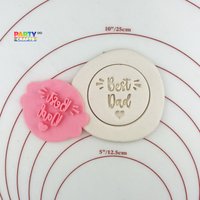 Bester Papa Keksstempel | Keks Fondant Embosser Vatertagsgeschenk Vatertag von CutterAndStampFun