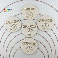 Champions Trophy Cookie Embosser Stempel | Baseball, Basketball, Fußball, Fußball Keks Fondant von CutterAndStampFun