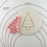 Christbaum Ausstecher Mit Stempel | Weihnachtskeksschneider Im Weihnachtsmotiv von CutterAndStampFun