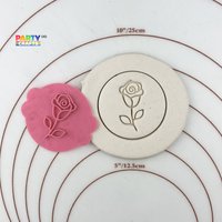 Einzelstiel Rosen Keksstempel | Rose Fondant Embosser Rosenprägung Stempel Kuchen Keks von CutterAndStampFun