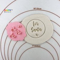 For Santa X Keks Fondant Prägung Stempel | Weihnachtlicher Keksprägung Und Im Weihnachtsmotiv von CutterAndStampFun