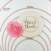 Give Thanksgiving Herbst Fondant Icing Embosser Stempel Für Kekse, Kekse & Kuchen von CutterAndStampFun