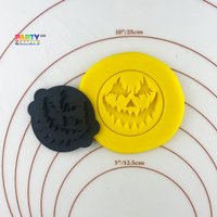 Gruselige Kürbis Gesicht Halloween Fondant Prägung Stempel Für Kekse, Kekse & Kuchen | Keks Stempel Party Gif von CutterAndStampFun