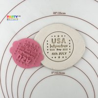 Happy 4Th Of July Usa Cookie Stempel | Fondant Embosser Independence Day Cookies von CutterAndStampFun
