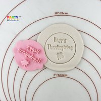 Happy Thanksgiving Keks Fondant Embosser Stempel | Für Kekse, Kekse & Kuchen von CutterAndStampFun