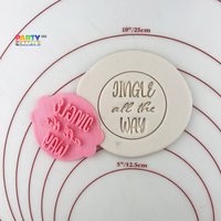 Jingle All The Way Keks Fondant Prägung Stempel | Weihnachtlicher Keksprägung Und Im Weihnachtsmotiv von CutterAndStampFun