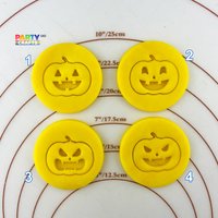 Kürbis Fondant Stempel | Halloween Keksprägung Keks Stempel Set Cutter von CutterAndStampFun