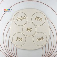 Lustiger Spruch Keks Fondant Prägung Stempel von CutterAndStampFun