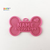 Personalisierter Hunde - Oder Katzenhalsbandanhänger |3D Gedruckt von CutterAndStampFun