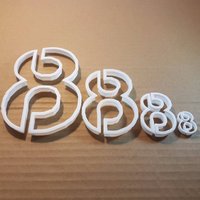 Acht 8 Zahlen Ziffern Form Keksschneider Teig Keks Gebäck Fondant Scharfe Schablone Geburtstag Acht 8 Zahlen Ziffern Form Keksschneider Teig Keks Gebäck Fondant Scharfe Schablone Geburtstag von CutterCraftUK