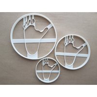 Affen Fuß Druck Tierform Cookie Cutter Teig Keks Gebäck Fondant Scharfe Schablone Affe Tier Paw Pawprint Säugetier von CutterCraftUK