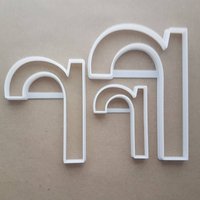 Alphabet-Buchstabe R Untere Form Cookie Cutter Teig Keks Gebäck Fondant Scharfe Schablone Fall Schreiben von CutterCraftUK