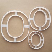 Alphabet Buchstaben O Untere Form Cookie Cutter Teig Keks Gebäck Fondant Scharfe Schablone Schreibmäppchen von CutterCraftUK