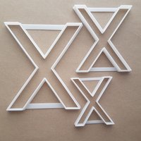 Alphabet Buchstaben X Obere Form Cookie Cutter Teig Keks Gebäck Fondant Scharfe Schablone Schreibmappe Alphabet Buchstaben X Obere Form Cookie Cutter Teig Keks Gebäck Fondant Scharfe Schablone Schreibmappe von CutterCraftUK