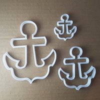 Anker Meer Bett Marine Form Cookie Cutter Strand Keks Gebäck Fondant Scharfe Schablone Schiff Boot von CutterCraftUK