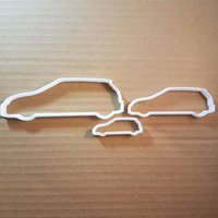 Auto Fahrzeug Benzinmotor Form Cookie Cutter Teig Keks Gebäck Fondant Scharfe Schablone Mobile Automobil-Fahrzeug von CutterCraftUK